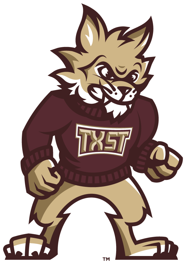 Texas State Bobcats 2021-Pres Mascot Logo v2 t shirts iron on transfers